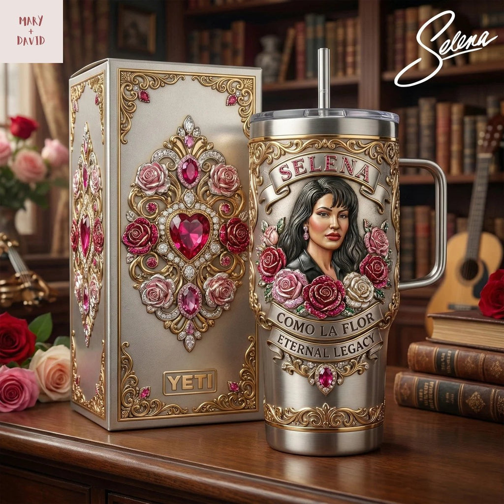 Selena Como La Flor Eternal Legacy Tumbler