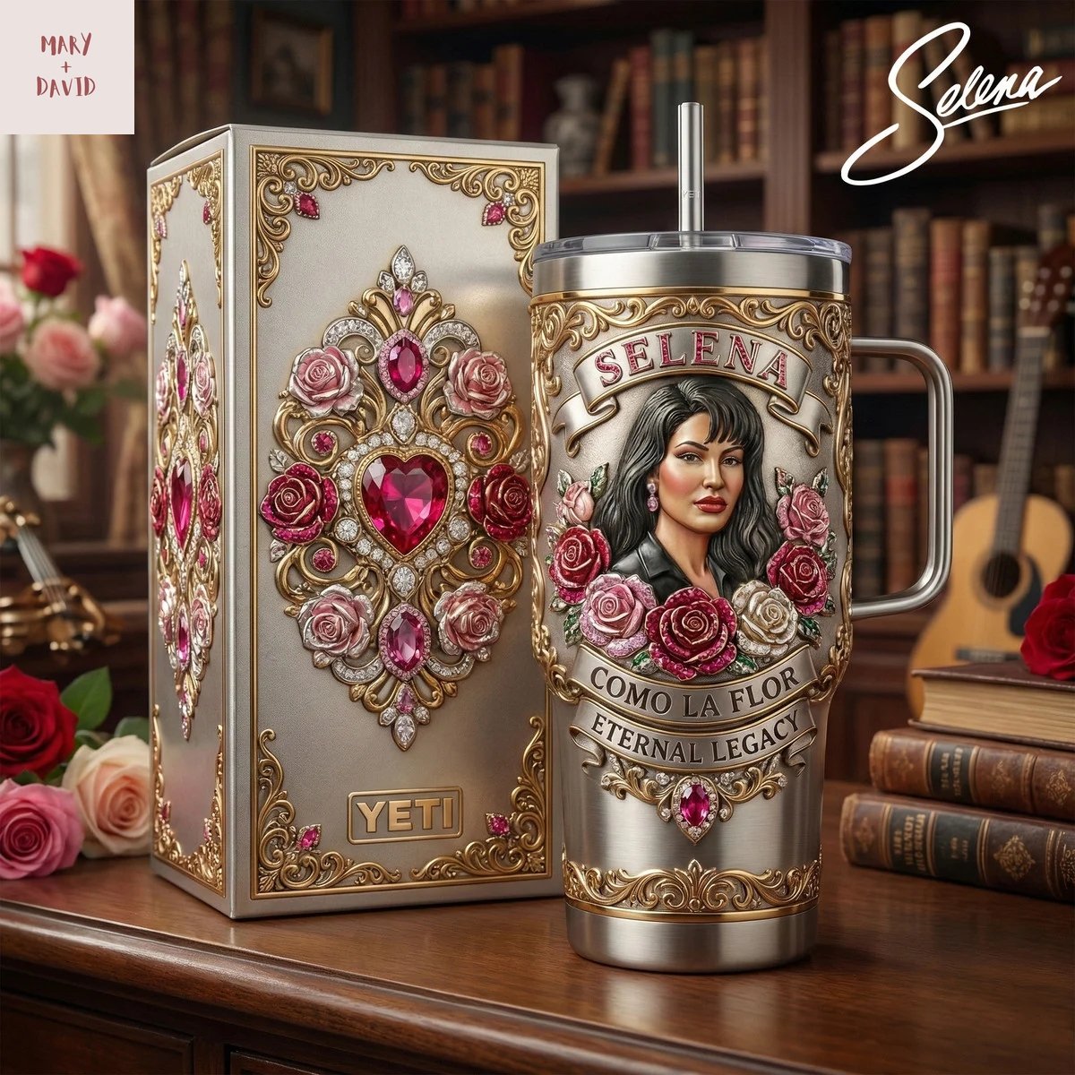 Selena Como La Flor Eternal Legacy Tumbler