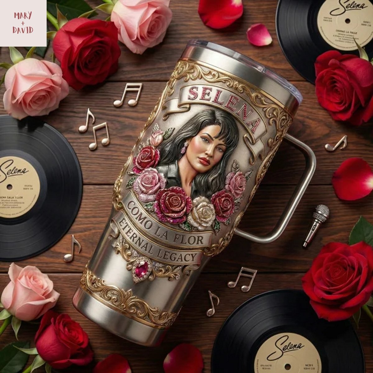Selena Como La Flor Eternal Legacy Tumbler