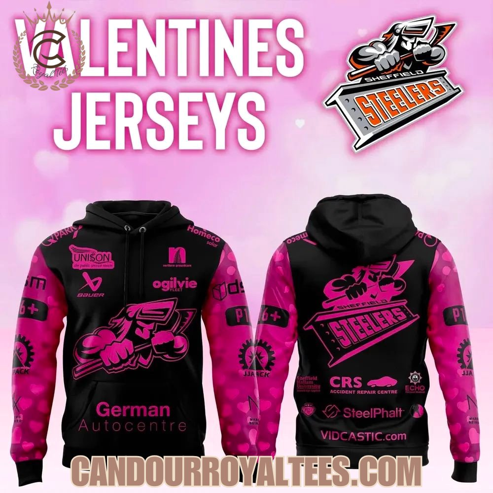Sheffield Steelers 2026 Valentines Hoodie