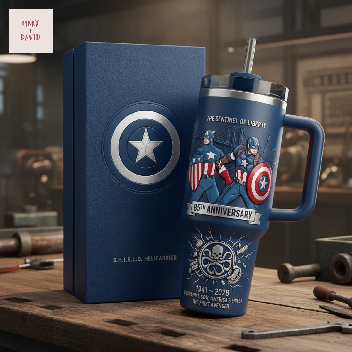 SHIELD 85Th Anniversary The Senttinel Liberty 40OzTumbler