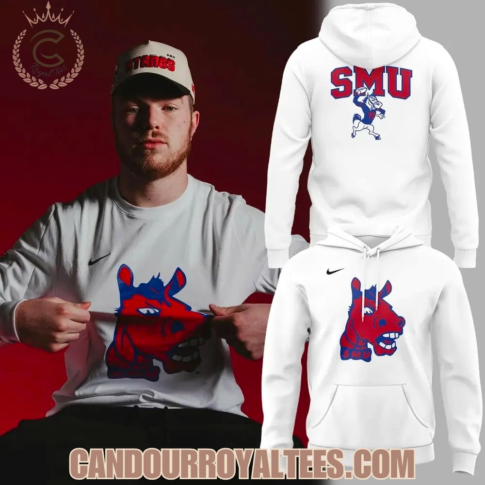 SMU Mustangs Throwback Mascot Hoodie