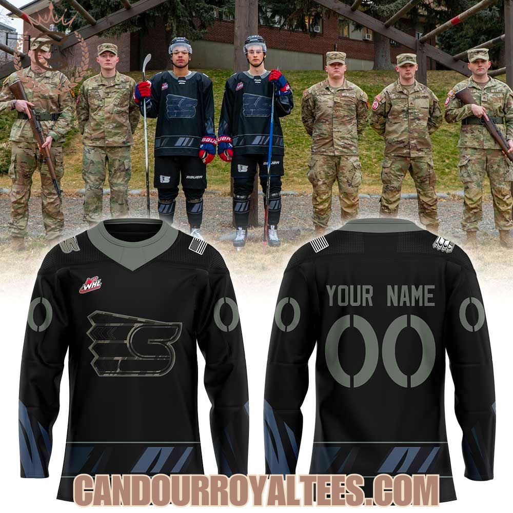 Spokane Chiefs 2026 Military Appreciation Hockey Jersey