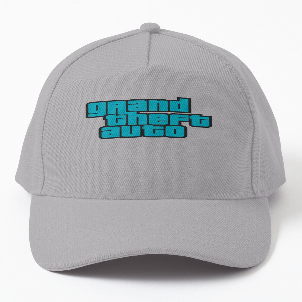 GTA Grand Theft Auto Logo Cool Blue Hat