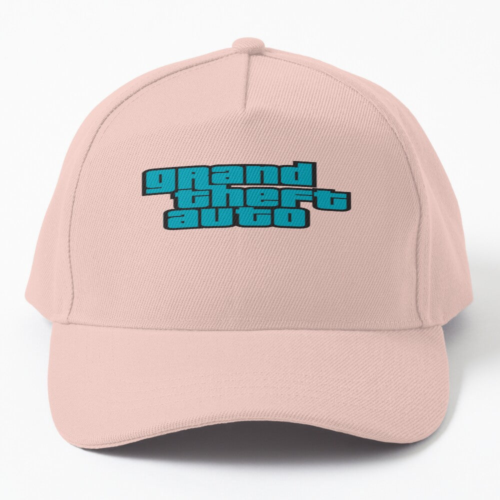 GTA Grand Theft Auto Logo Cool Blue Hat