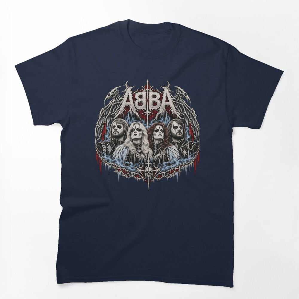 ABBA - Black Metal Shirt