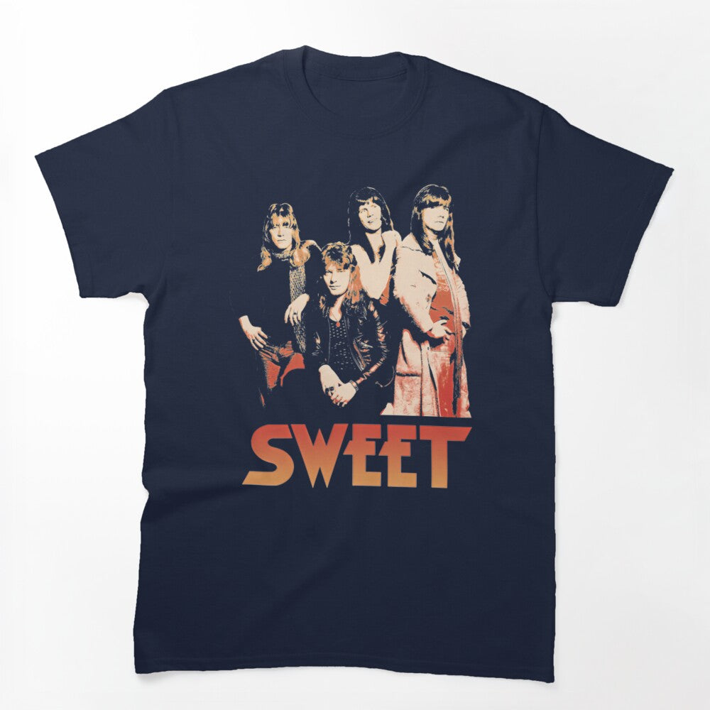 Four Long Haired Rock Musicians Posing Together Shirt