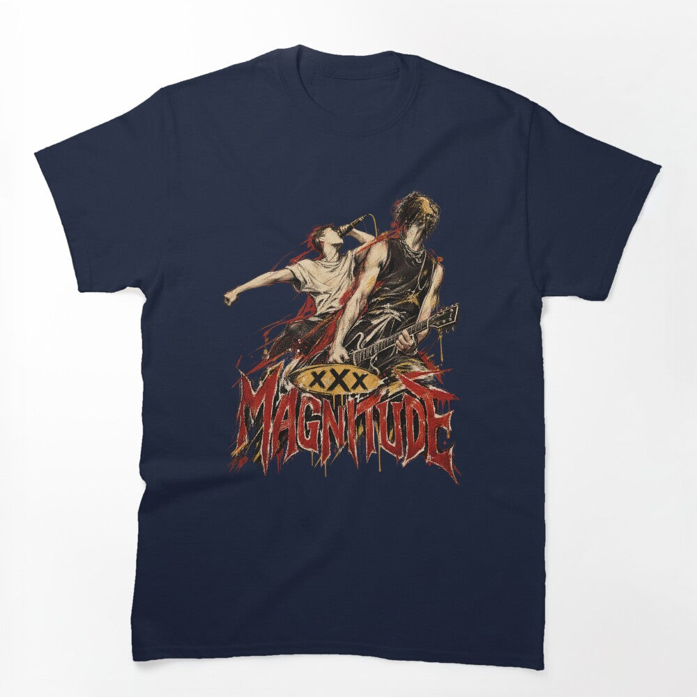 Magnitude XXX Vintage Hardcore Punk Rock Band Style Shirt