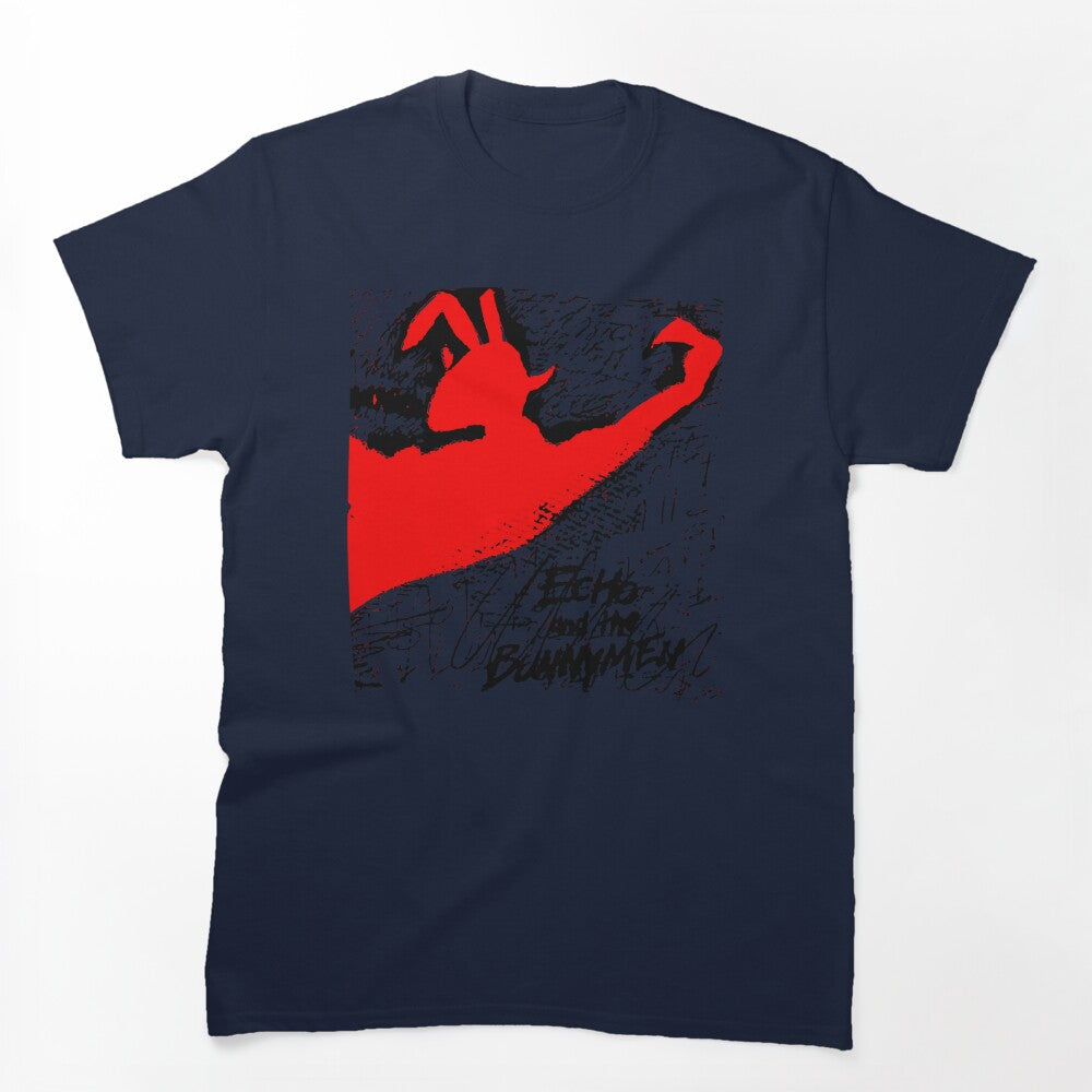 New Wave Red Silhouette WIth Scratch Shirt