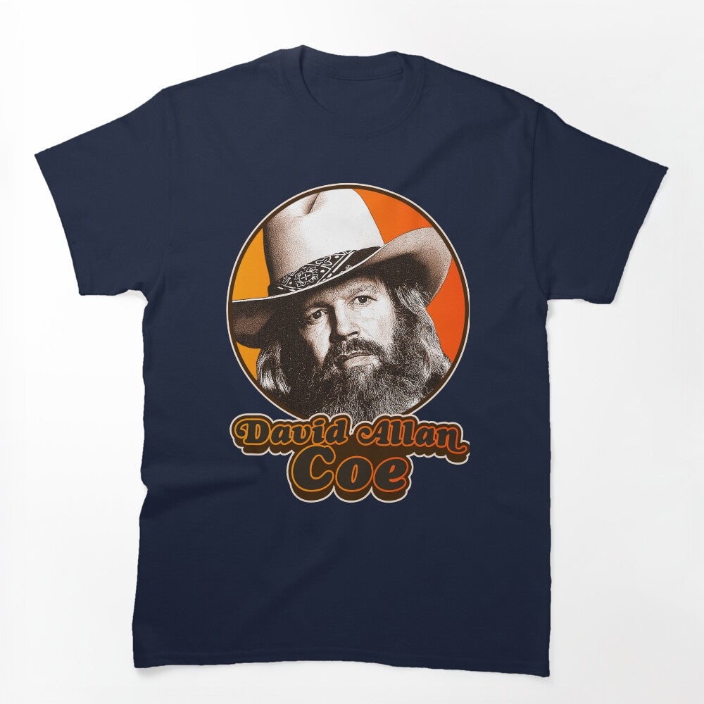 Retro David Allan Coe Tribute Shirt