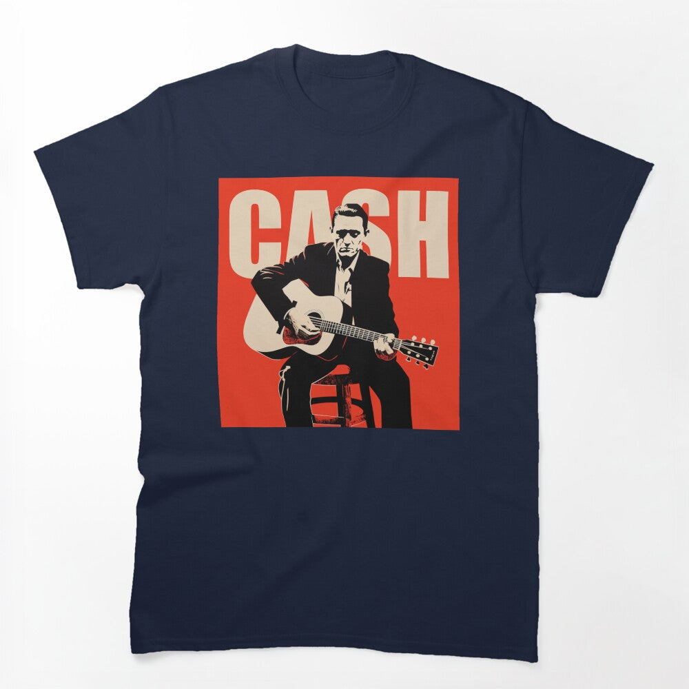 Legendary Man In Black Johnny Cash Tribute Shirt