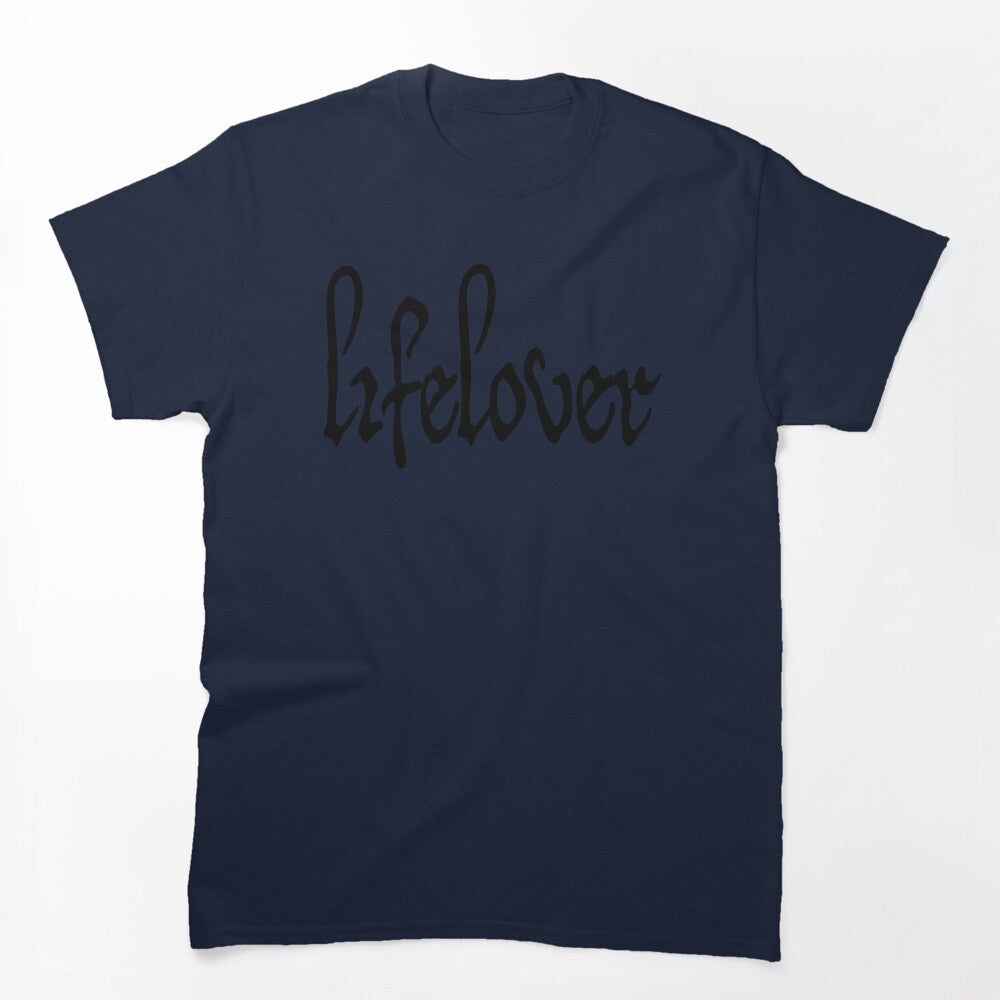 Lifelover Black Solid Logo Shirt
