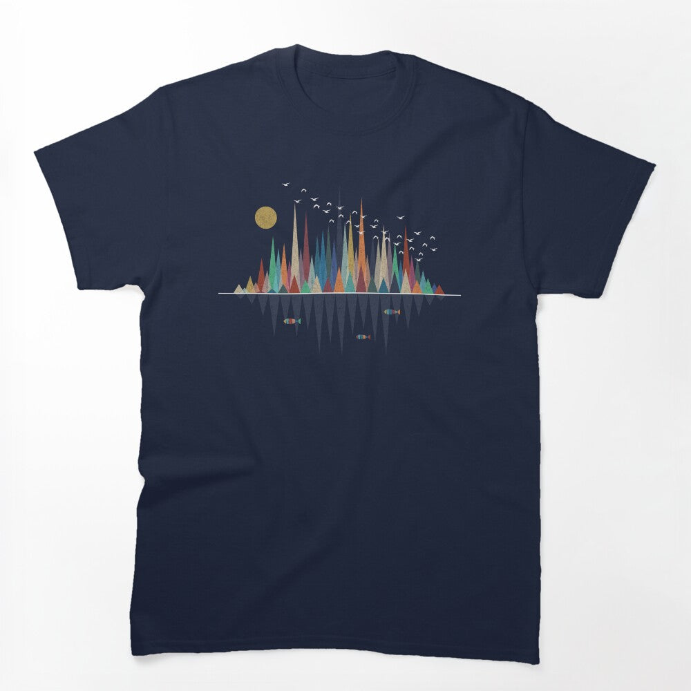 Geometric Happy Nature Shirt