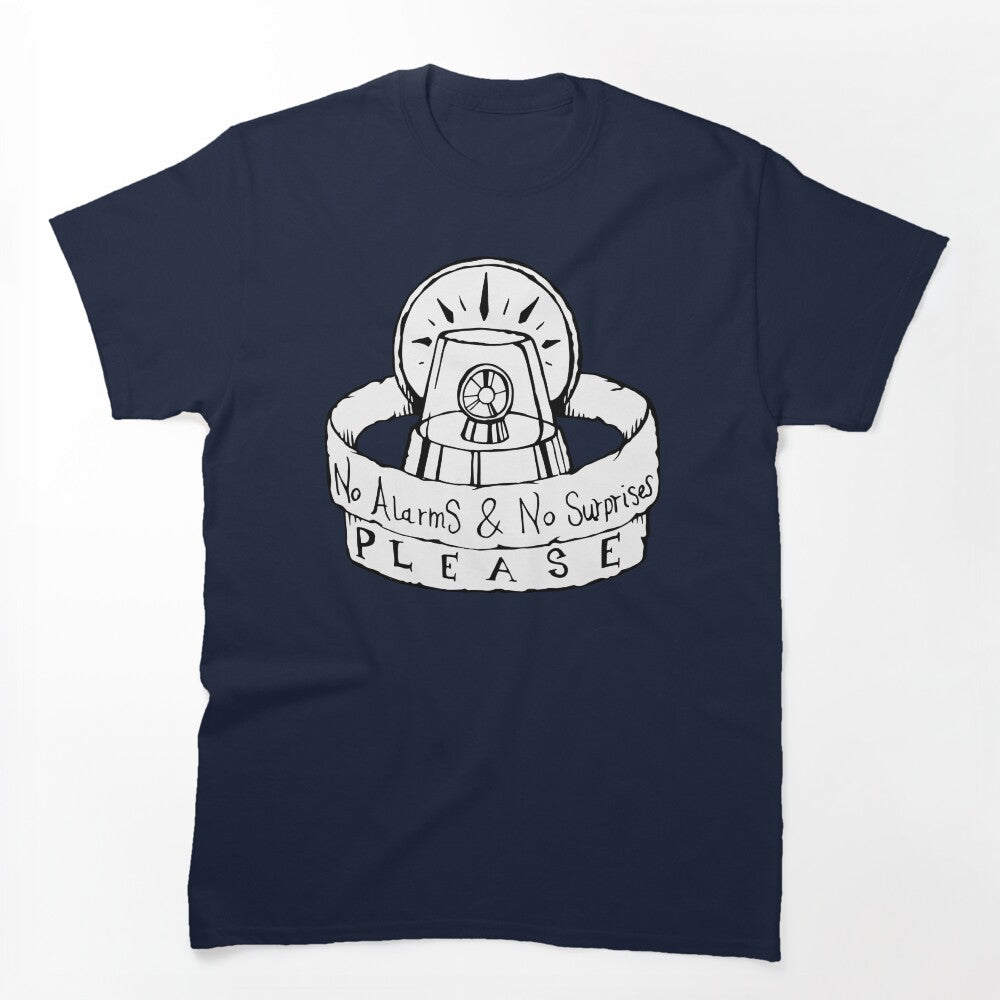Radiohead - No Surprises - Illustrated Lyrics Shirt