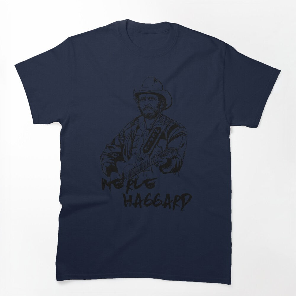 Merle Haggard Sketch Style Shirt