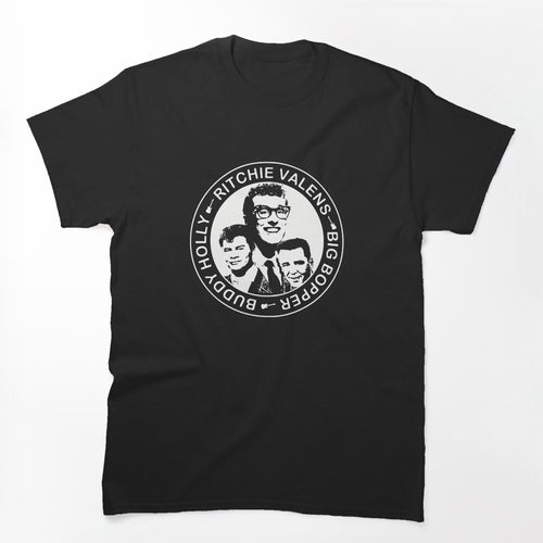 Buddy Holly Ritchie Valens Big Bopper Shirt