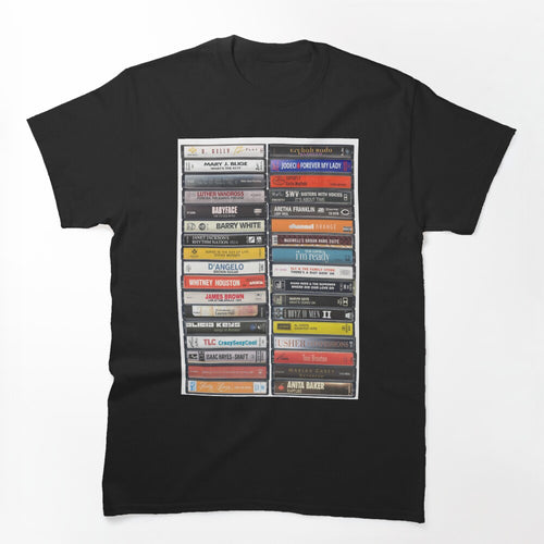 Greatest R&B Music Of All Time - Cassette Print Shirt