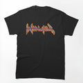 Eighties Glam Metal Metallic Beveled Lettering Shirt