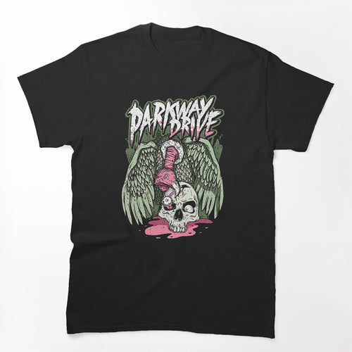 Vulture Perched On Skull Dark Shirt