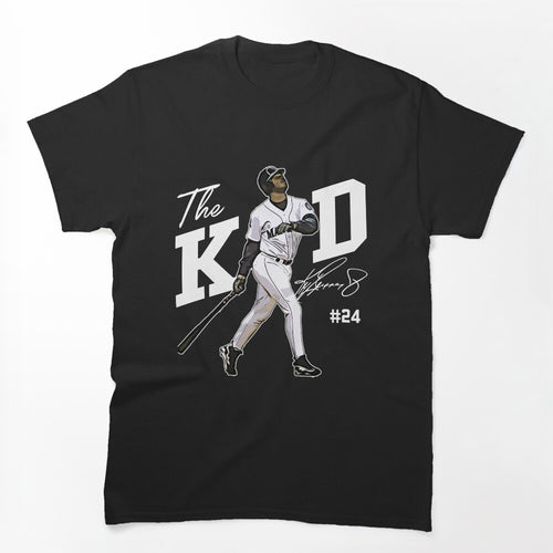 Ken Griffey Jr The Kid Baseball Vintage Signature 80s 90s Bootleg Rap Shirt