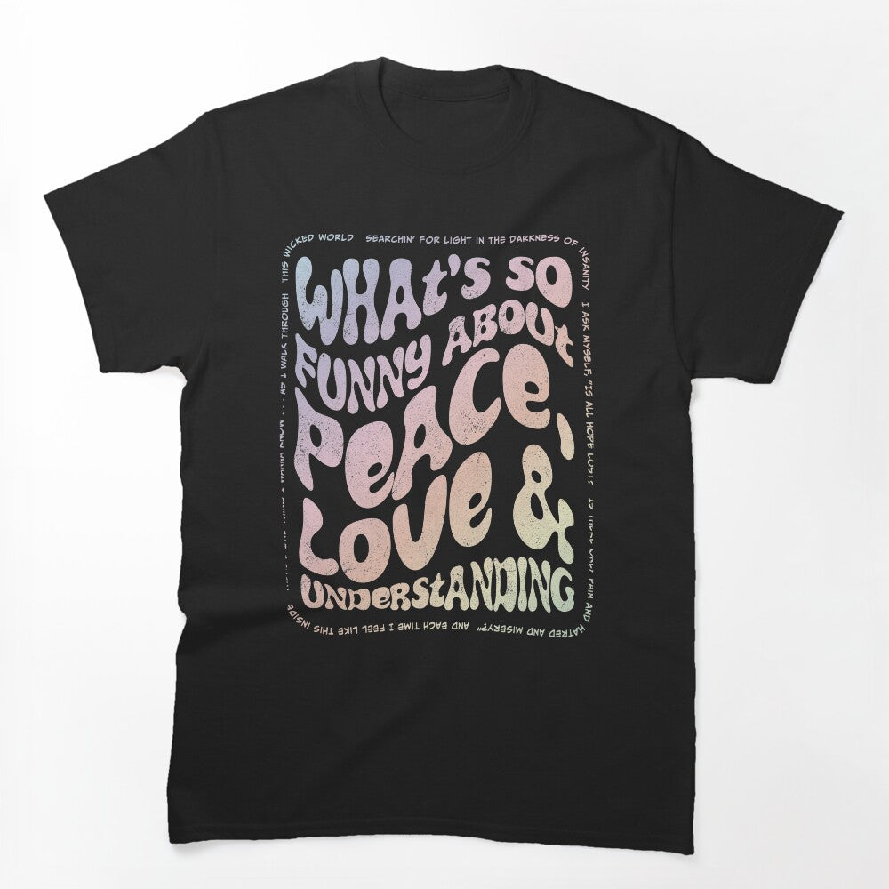 Elvis Costello - Peace Love And Understanding Shirt
