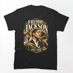 Freddie Jackson Ornate Portrait 1956 2026 Elegant Collage Shirt