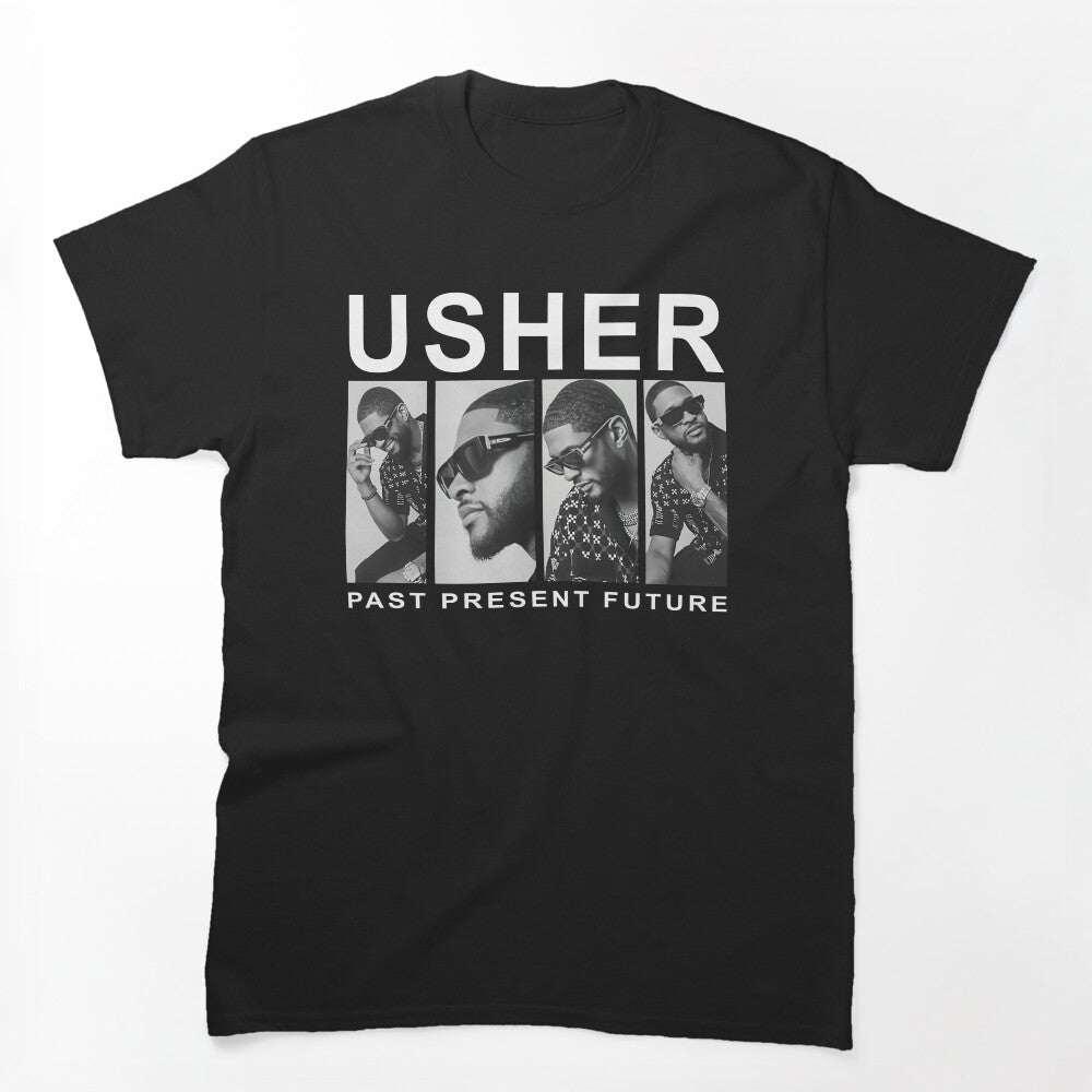 New Usher Past Present Future Tour Shirt