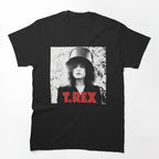 Marc Bolan Portrait Rock Official Mens Unisex T Rex Band Shirt