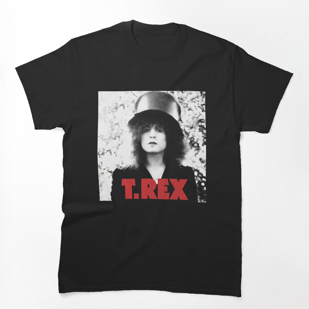 Marc Bolan Portrait Rock Official Mens Unisex T Rex Band Shirt