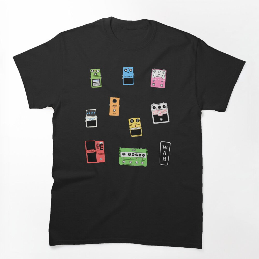 GUITAR PEDALS Pack All Over Print Mug Recording Studio Engineer Shirt