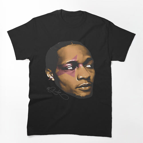 DJ Quik Big Face Illustration - Rapper Portrait Art Shirt