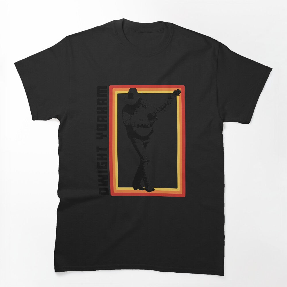 Dwight Yoakam Retro Portrait Fan Art Tribute Shirt