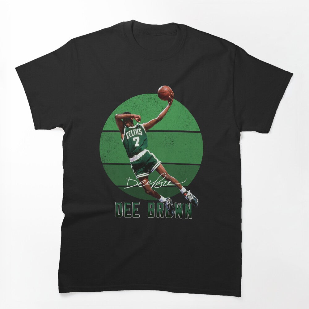 Dee Brown No Look Legend Basketball Signature Vintage Retro 80s 90s Shirt