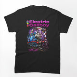 Angry Steam Train Engine With Skulls And Rainbow Shirt