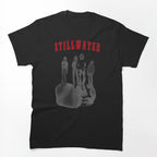 Stillwater Band Red Typography Silhouetted Members Artwork Shirt
