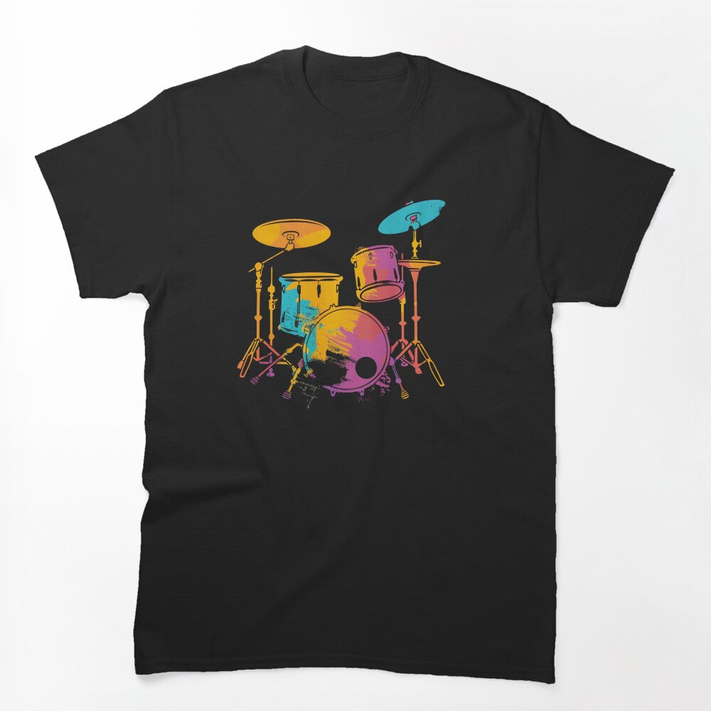 Drums Abstract Drummer Lover Shirt