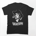 Bearded Man Cowboy Hat Smoking Shirt