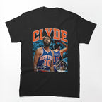 Walt Frazier Clyde New York Basketball Legend Signature Vintage Retro Shirt