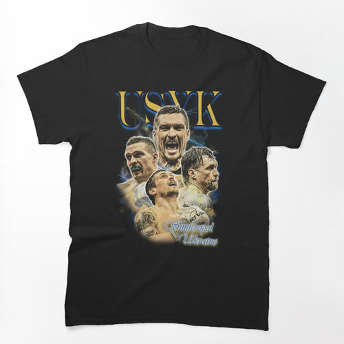 Oleksandr Usyk The Cossack Warrior Vintage Bootleg Boxing Shirt