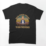 Retro Run These Roads Tyler Darling Childers Art Shirt