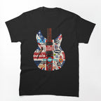 Britpop Nineties Music Groups Mod Band Pop Art Union Jack Flag Shirt