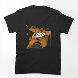 Distressed LOOP Typography Grunge Shirt