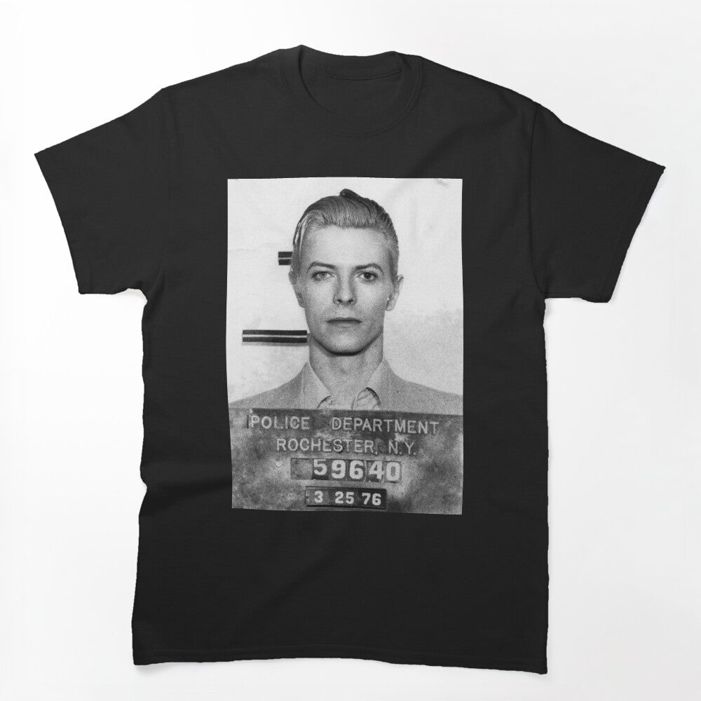 Bowie Mugshot Shirt