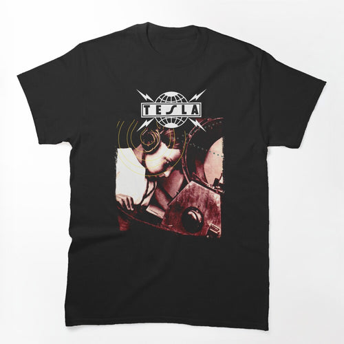Futuristic Rock Inspired Artwork With Electric Cosmic Style Featuring Shirt