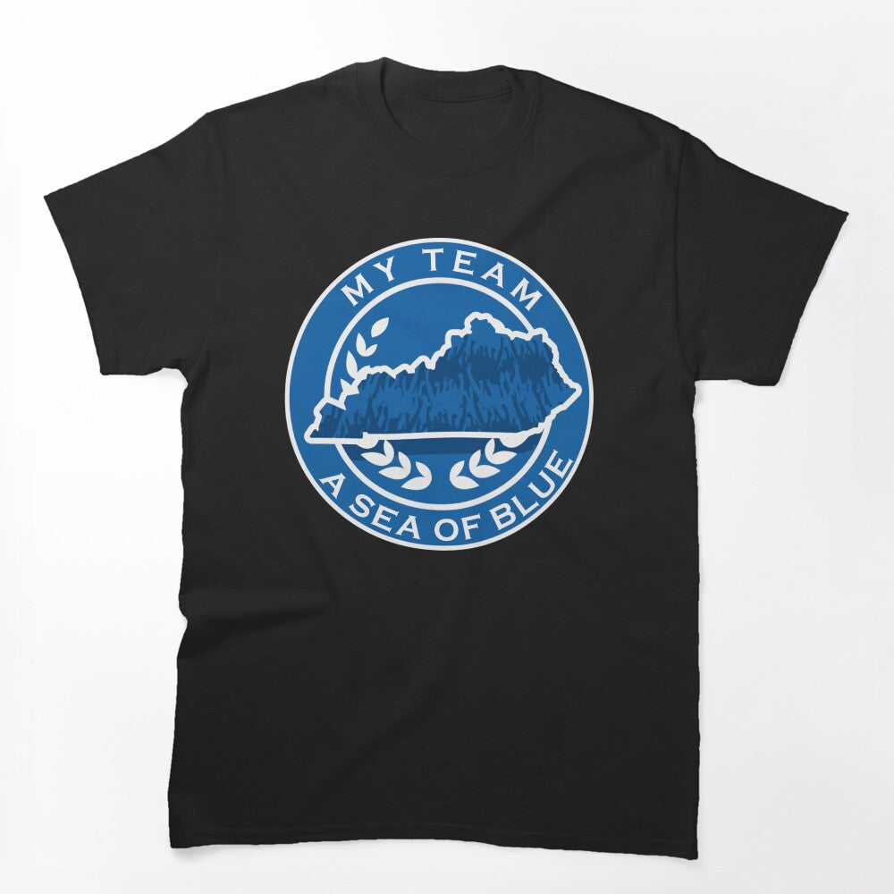 A Blue Of Sea- Kentucky Basketball Shirt