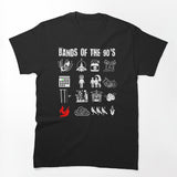 Funny Nerdy Iconic Alternative Rock Bands Of The 90s Shirt