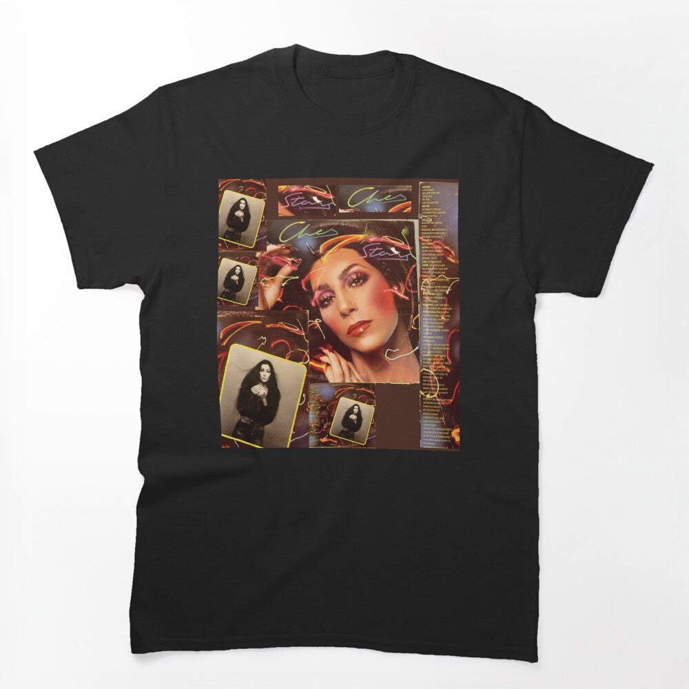 Stars Star 1975 Rock Album Diva Rare Glam Rock Pop Style Blues Rock Shirt