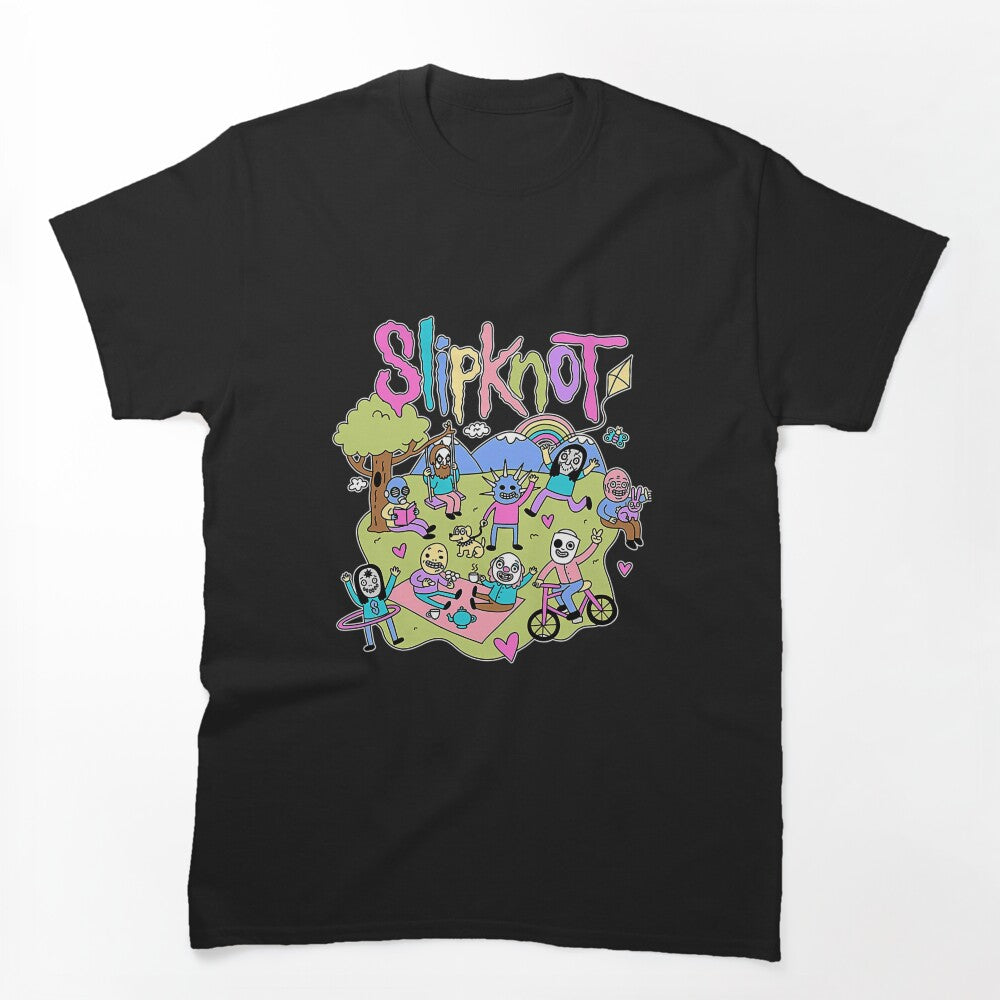 Slipknots Band Cartoon Shirt