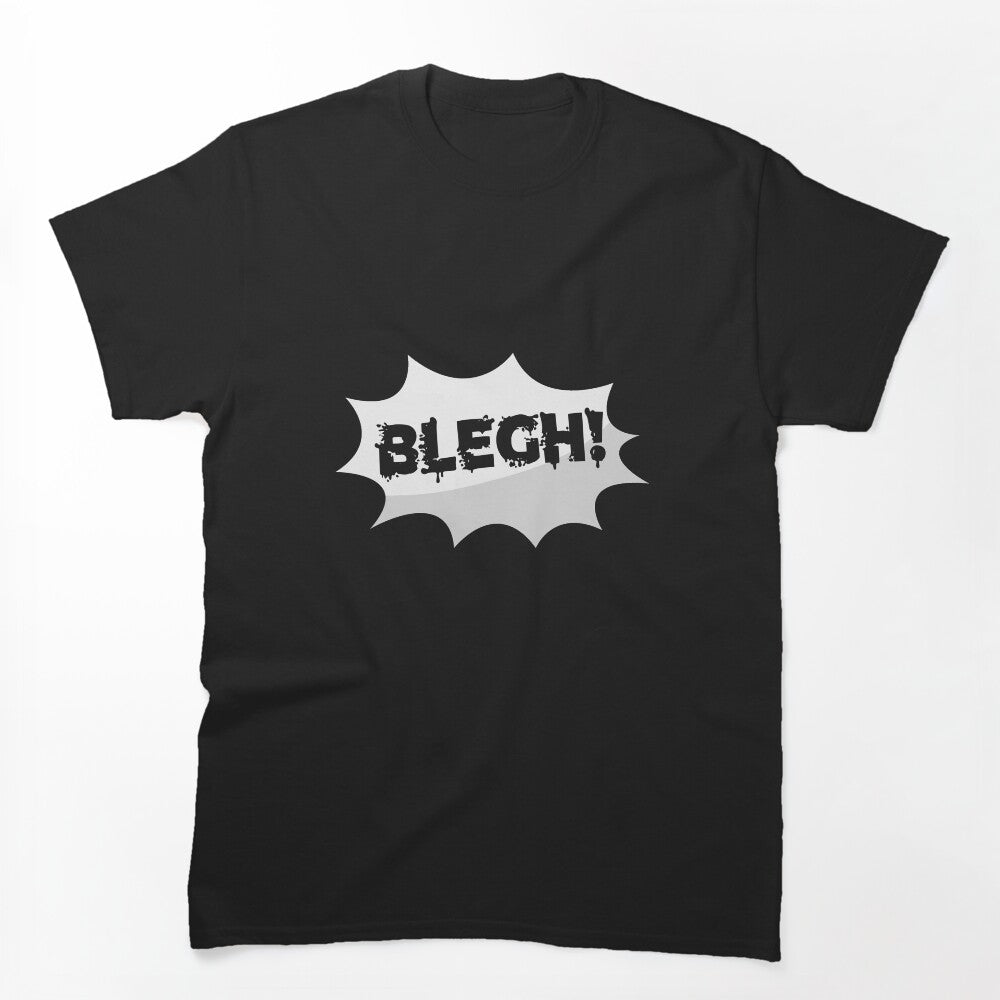 Blegh Cartoon Metalcore Fan Funny Metal Humor Shirt