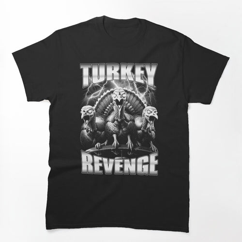 Funny Thanksgiving Turkey Revenge Vintage Bootleg Rap Shirt